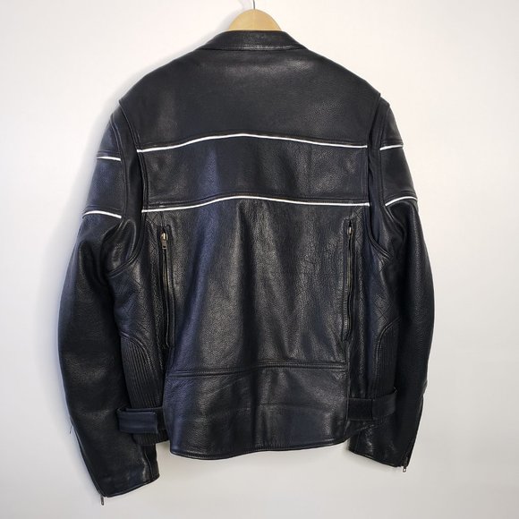 Wilsons Leather Heavy Riding Jacket XL - Picture 2 of 9
